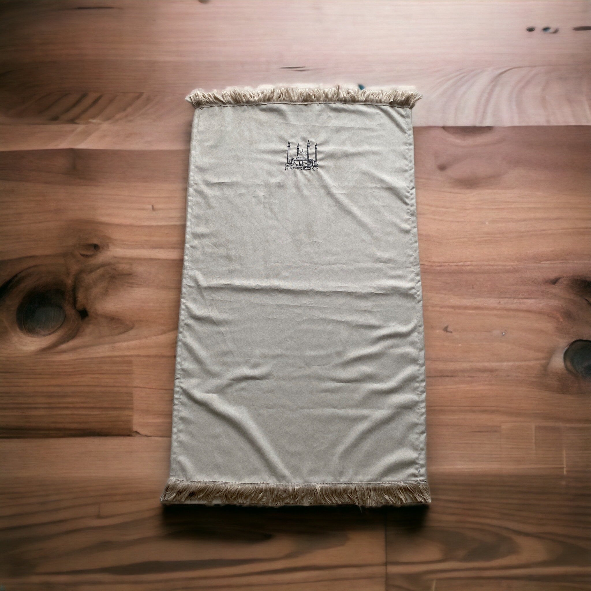 Minimal Ayasofya Desenli Kadife Seccade