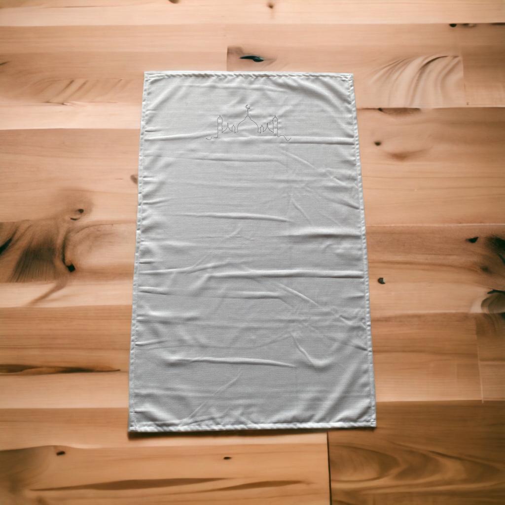 Minimal Cami Desenli Keten Seccade